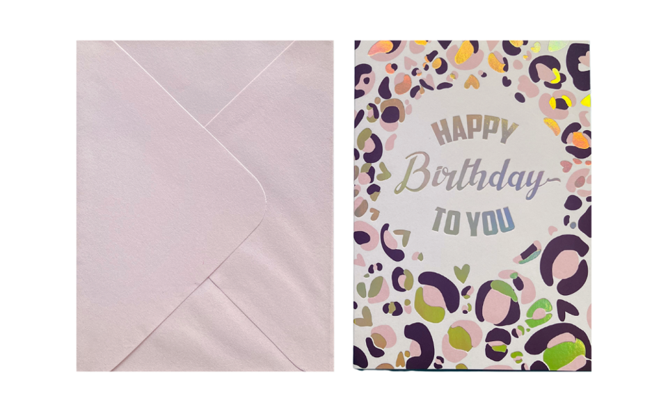 Happy Birthday To You Pink Greeting Card