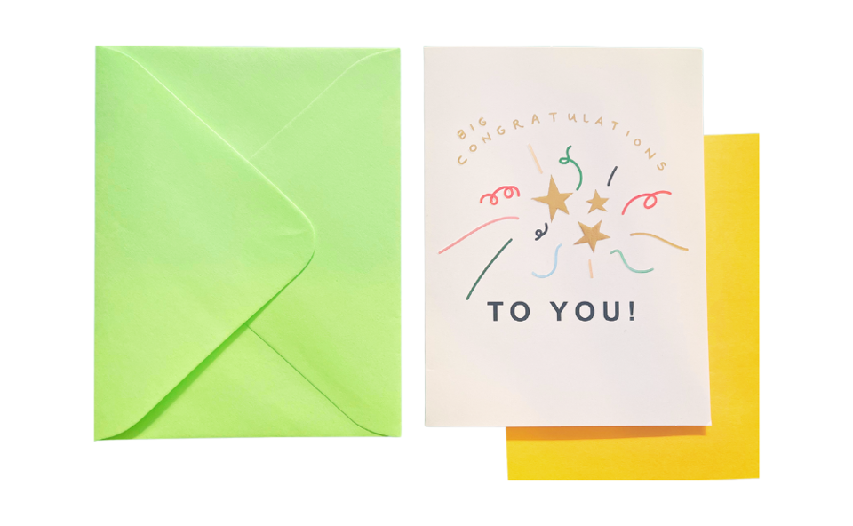 Big Congratulations To You Greeting Card