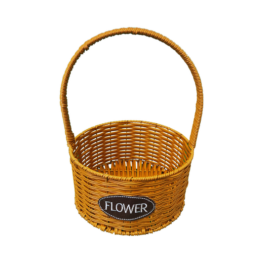 BlossomRound Basket Brown