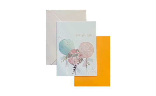 Just  For You Balloons Greeting Card