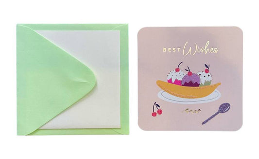 Best Wishes Banana Greeting Card