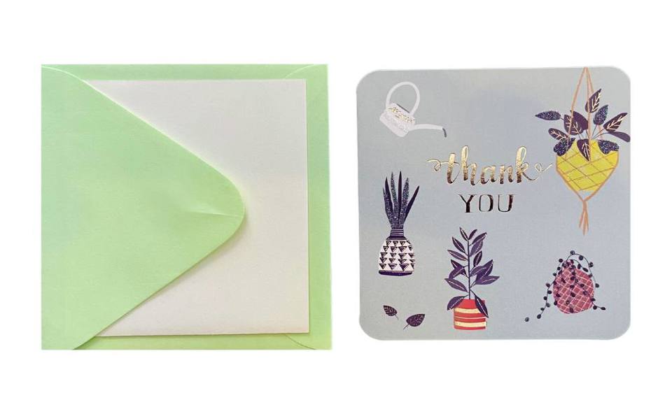 Thank you Plants Greeting Card