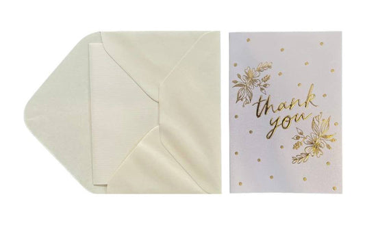 Thank you Gold Greeting Card