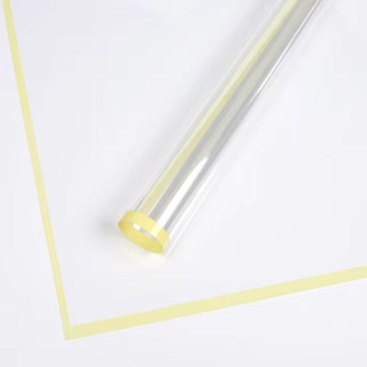 Transparent yellow edge