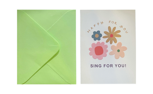 Sing For You Greeting Card