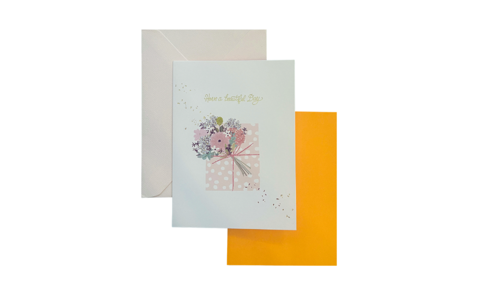 Have A Beautiful Day White Greeting Card