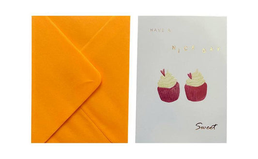 Have a nice day cupcake Greeting Card