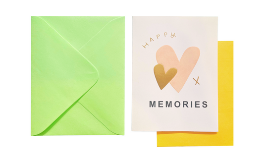 Happy memories Heart Greeting Card