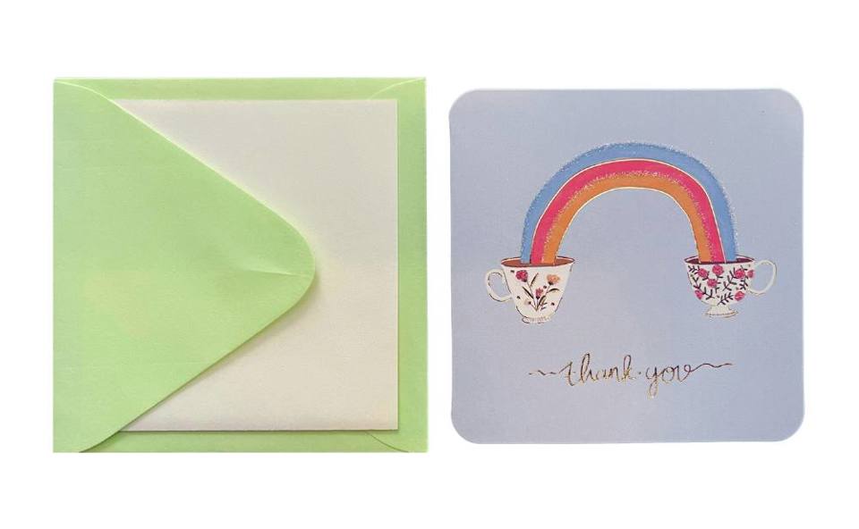 Thank You Rainbow Greeting Card