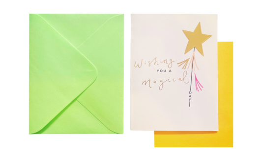 Wishing you a magical Day Greeting Card